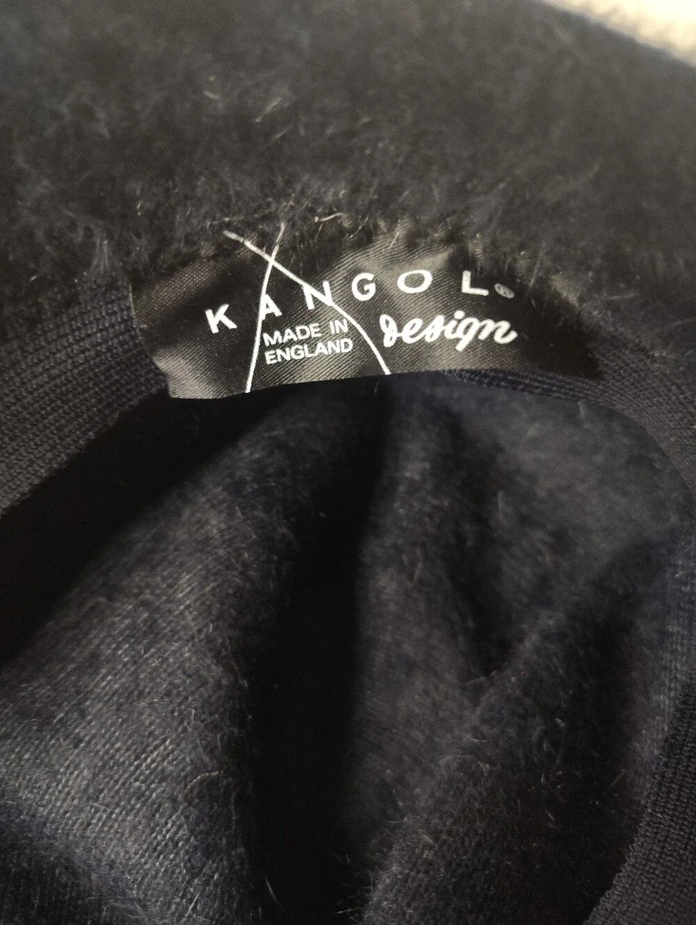 Kangol Designs Furgora Angora Casual Bucket Fedora Hat Navy Blue Made InEngland
